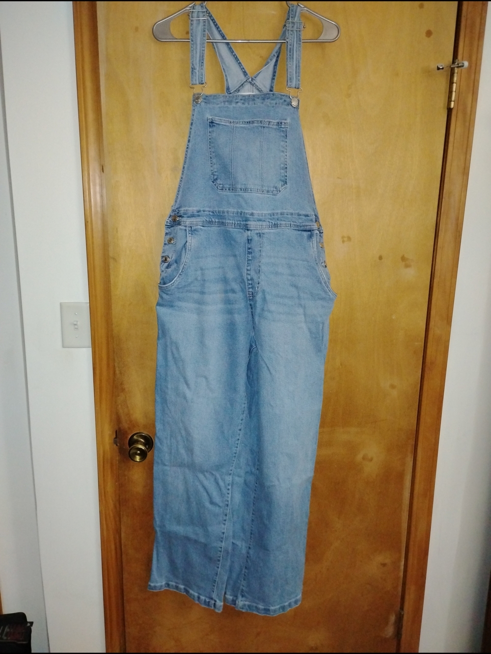 No Boundaries Light Blue Denim Women's Overalls